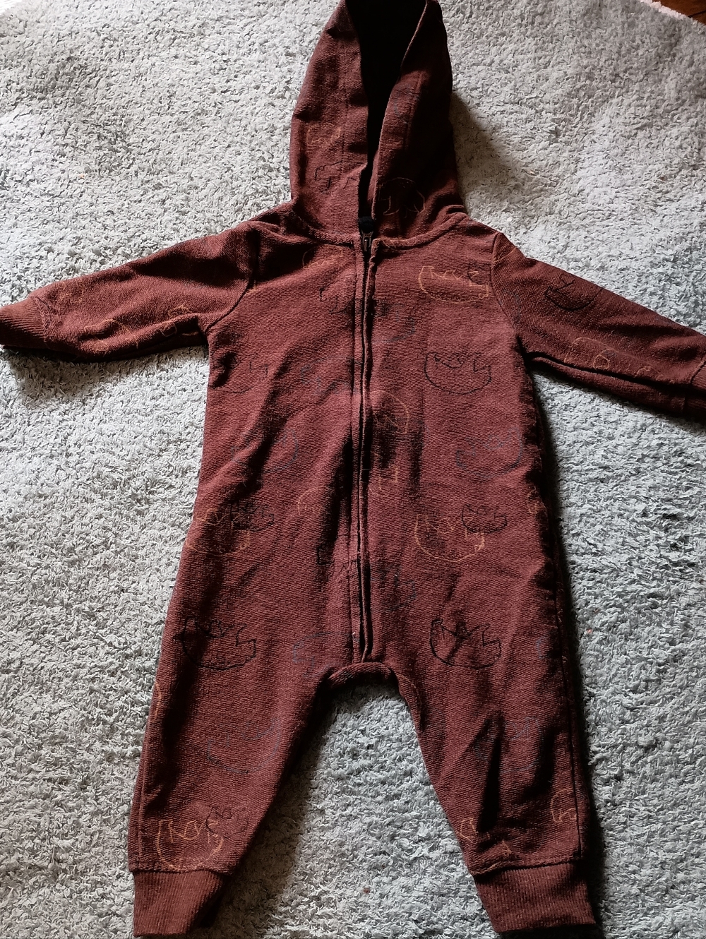 Carter's Brown Bear Hooded Romper